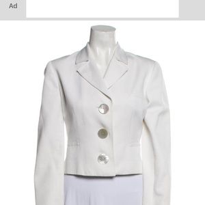 Valentino vintage 90’s blazer, winter white. M size. Excellent condition
